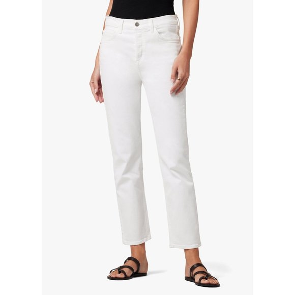 Joes Jeans Womens Scout White Mid Rise Slim Boyfriend Jeans Button Fly size 30 - Picture 1 of 14